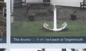 The anchor feature at Teignmouth