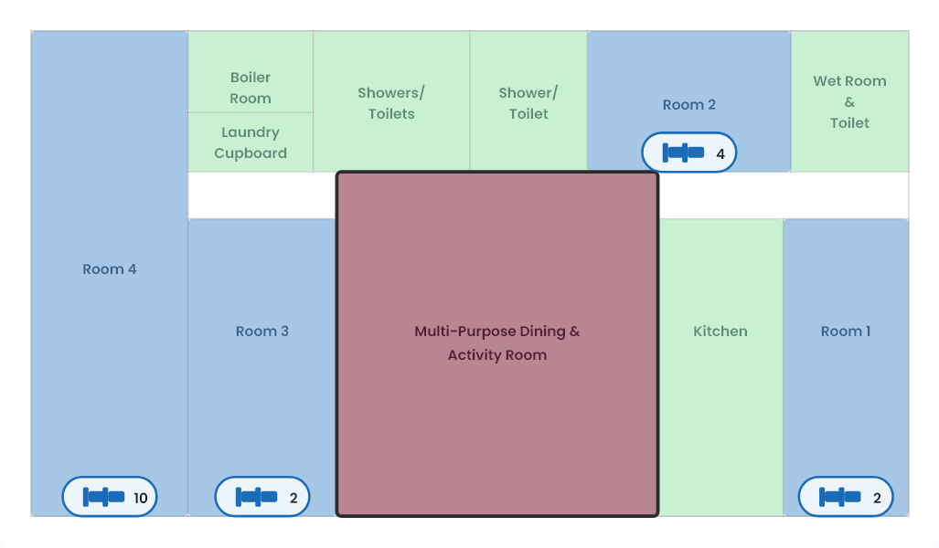 Stedfast Lodge floor plan